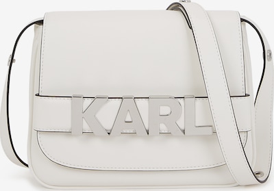 Karl Lagerfeld Torba preko ramena u crna / srebro / bijela, Pregled proizvoda
