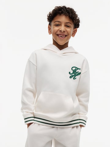 Tommy Hilfiger Kids Sweatshirt in Wit: voorkant