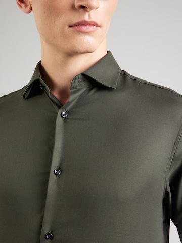 JACK & JONES Slim Fit Риза 'JPRBLAParker' в зелено