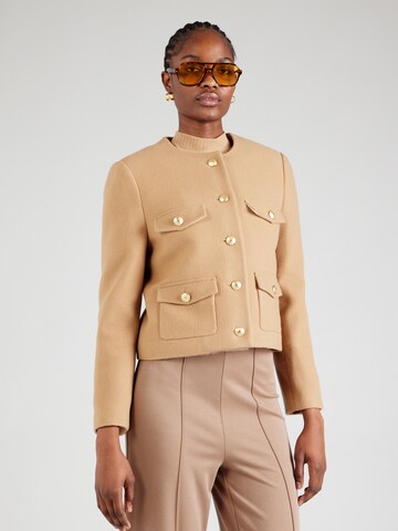 TOMMY HILFIGER - Chaqueta de entretiempo en beige: frente