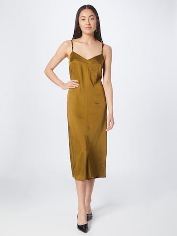 Sisley - Vestido em verde: frente