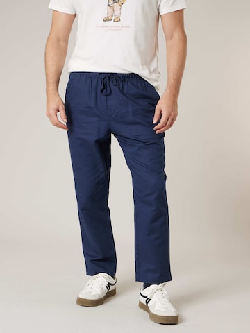 Loosefit Pantalon chino 'GLADES' Deeluxe en bleu : devant
