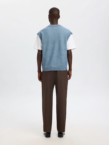 SELECTED Sweater Vest 'SLHRAI' in Blue