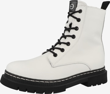 TAMARIS - Botines con cordones en blanco: frente