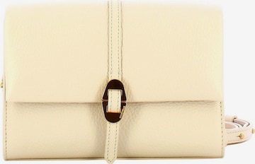 Coccinelle Schoudertas 'Coccinelle Dorian Mini Bag Grained Leather' in Wit: voorkant