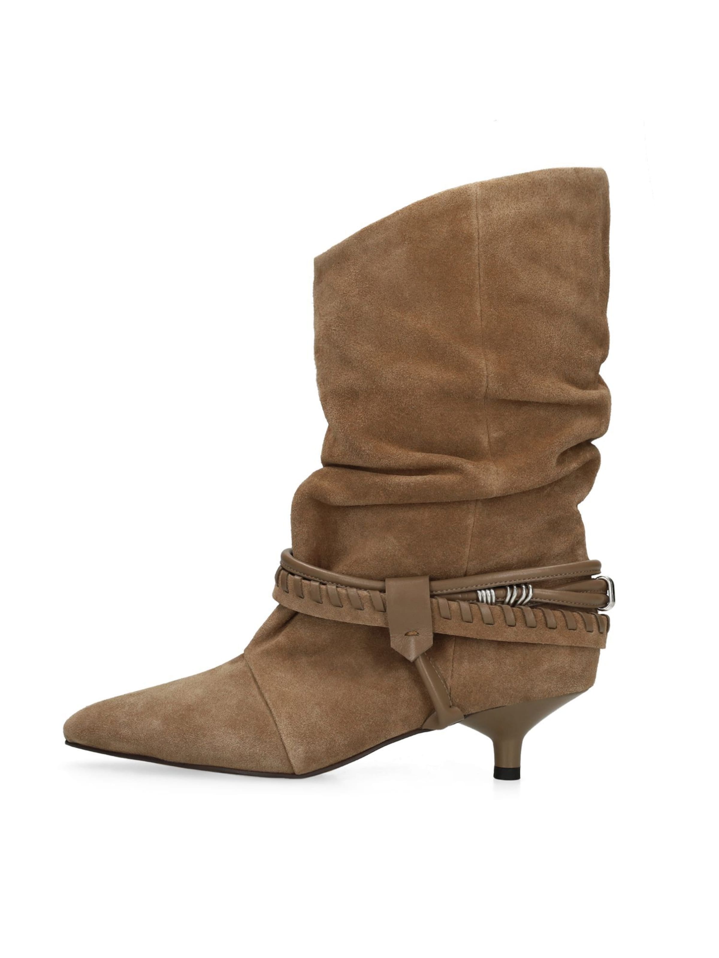 MANFIELD Stiefelette in Braun