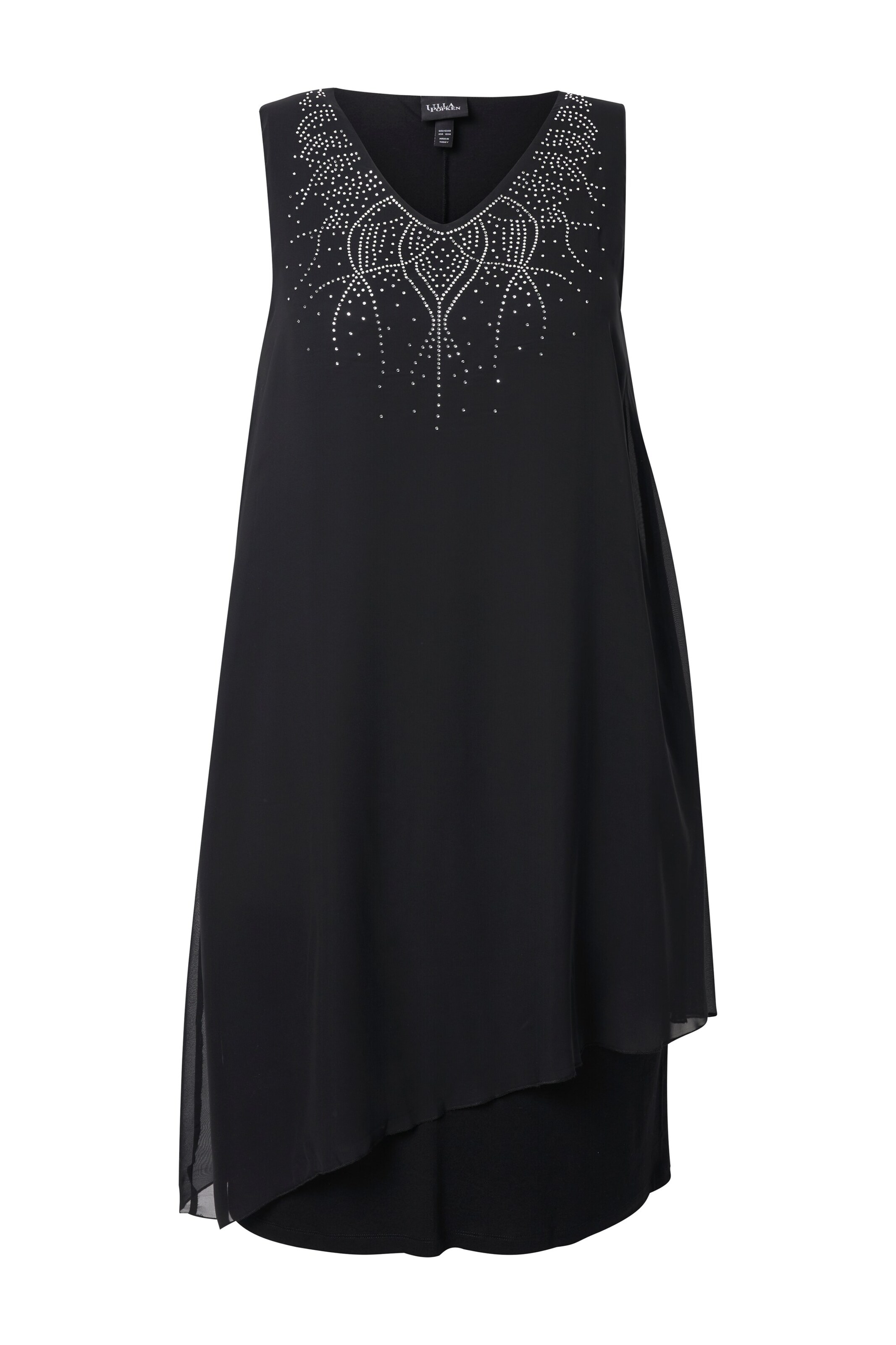 Ulla Popken Jurk in Zwart: voorkant