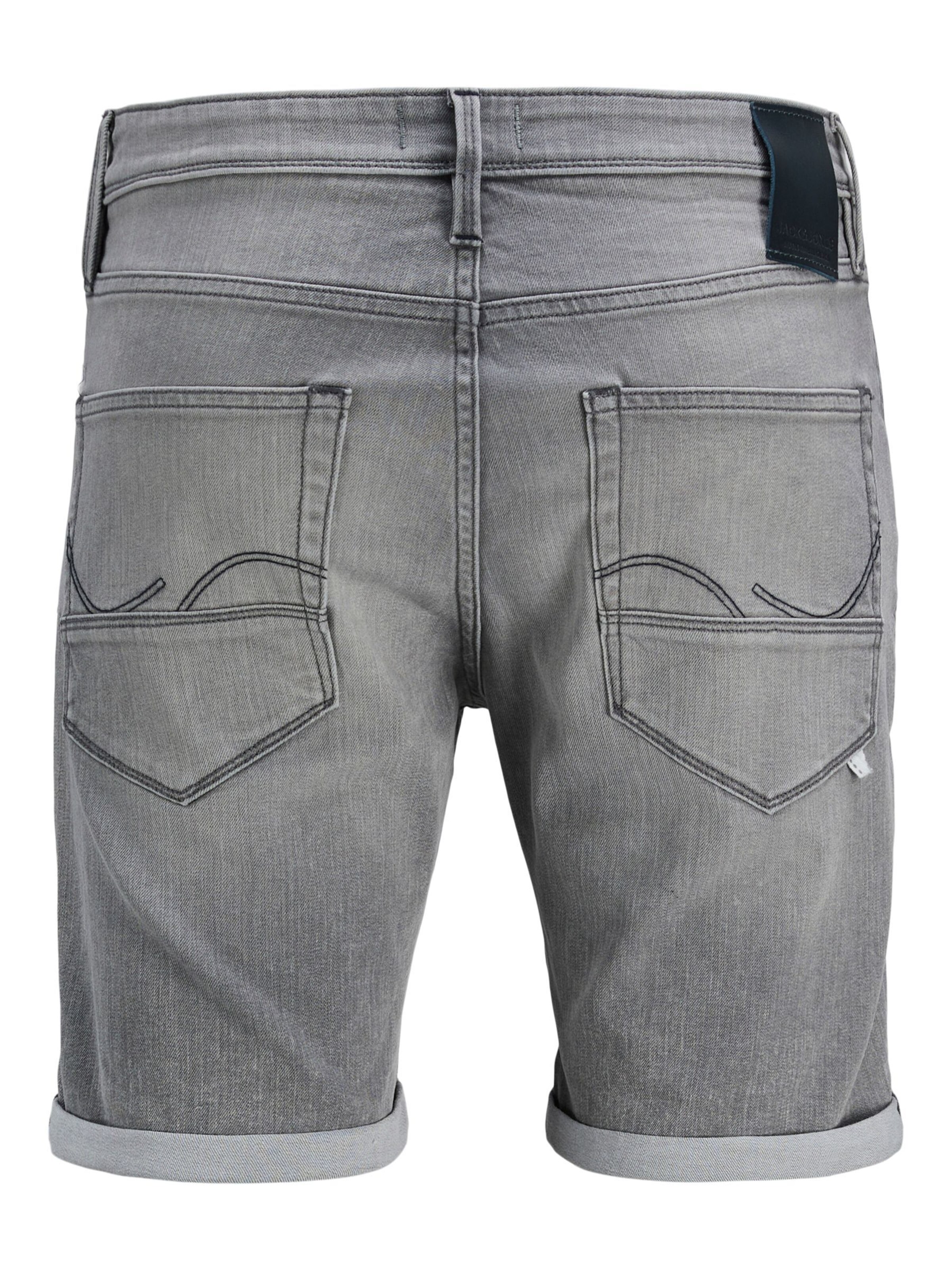 JACK & JONES Slimfit Shorts in Grau