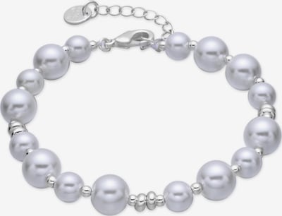 Luxenter Bracelet 'Akio' en 16 cm en blanc perle, Vue avec produit