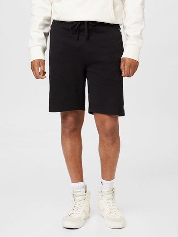 Polo Ralph Lauren - regular Pantalón en negro: frente