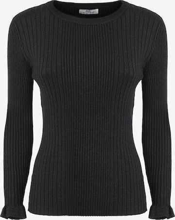 Influencer Sweater in Black: front