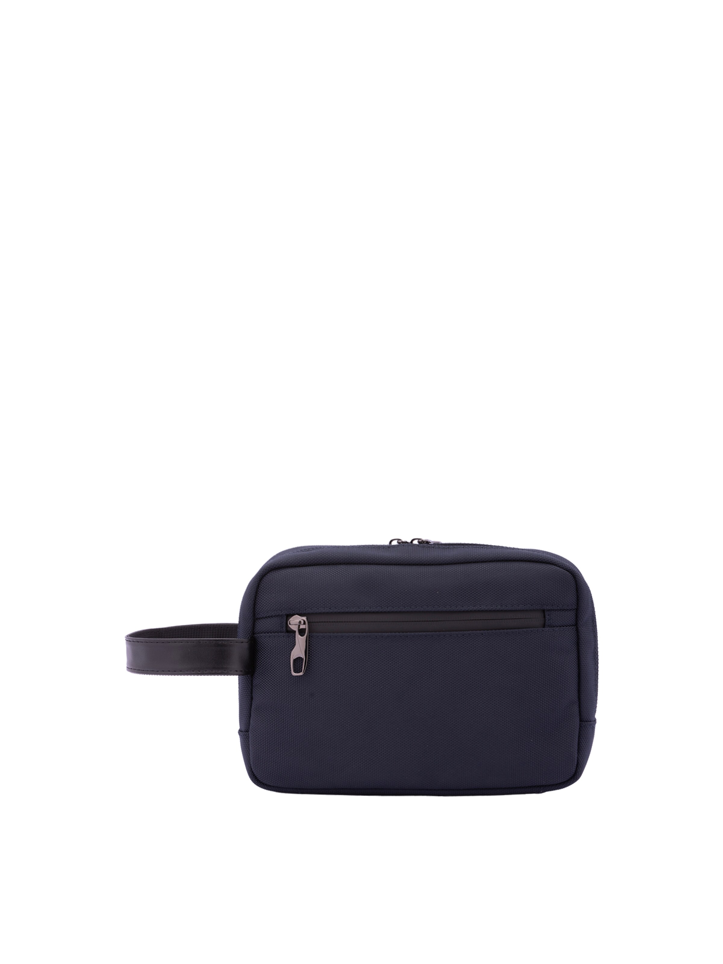 Beauty case 'Pochette Uomo B Cavalli Poliestere Zip Manico Ecopelle' di B. Cavalli in blu
