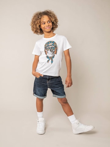 T-Shirt 'Wander' Deeluxe en blanc