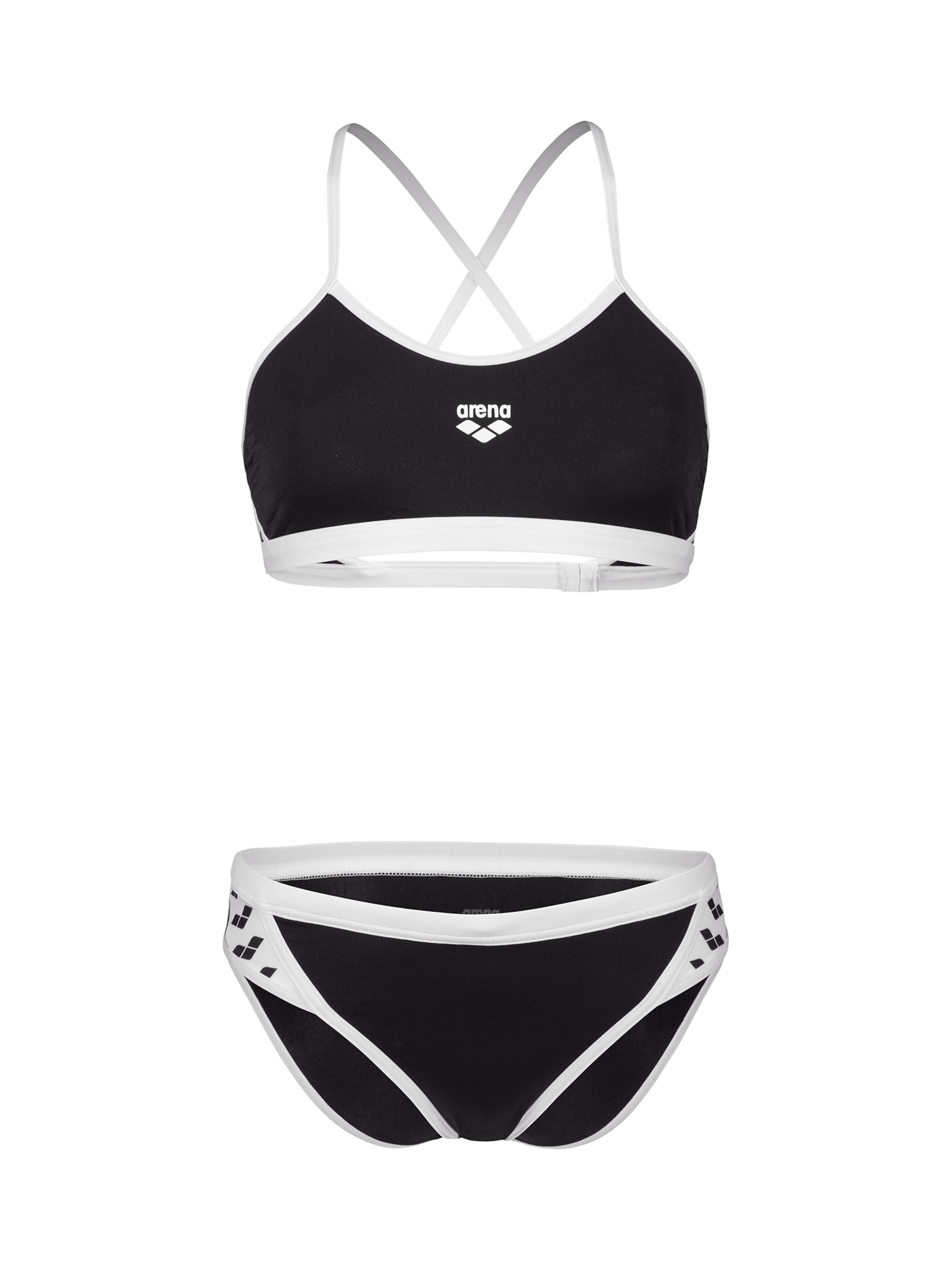 Bustier Bikini &#x27;ICONS&#x27; ARENA en noir : devant