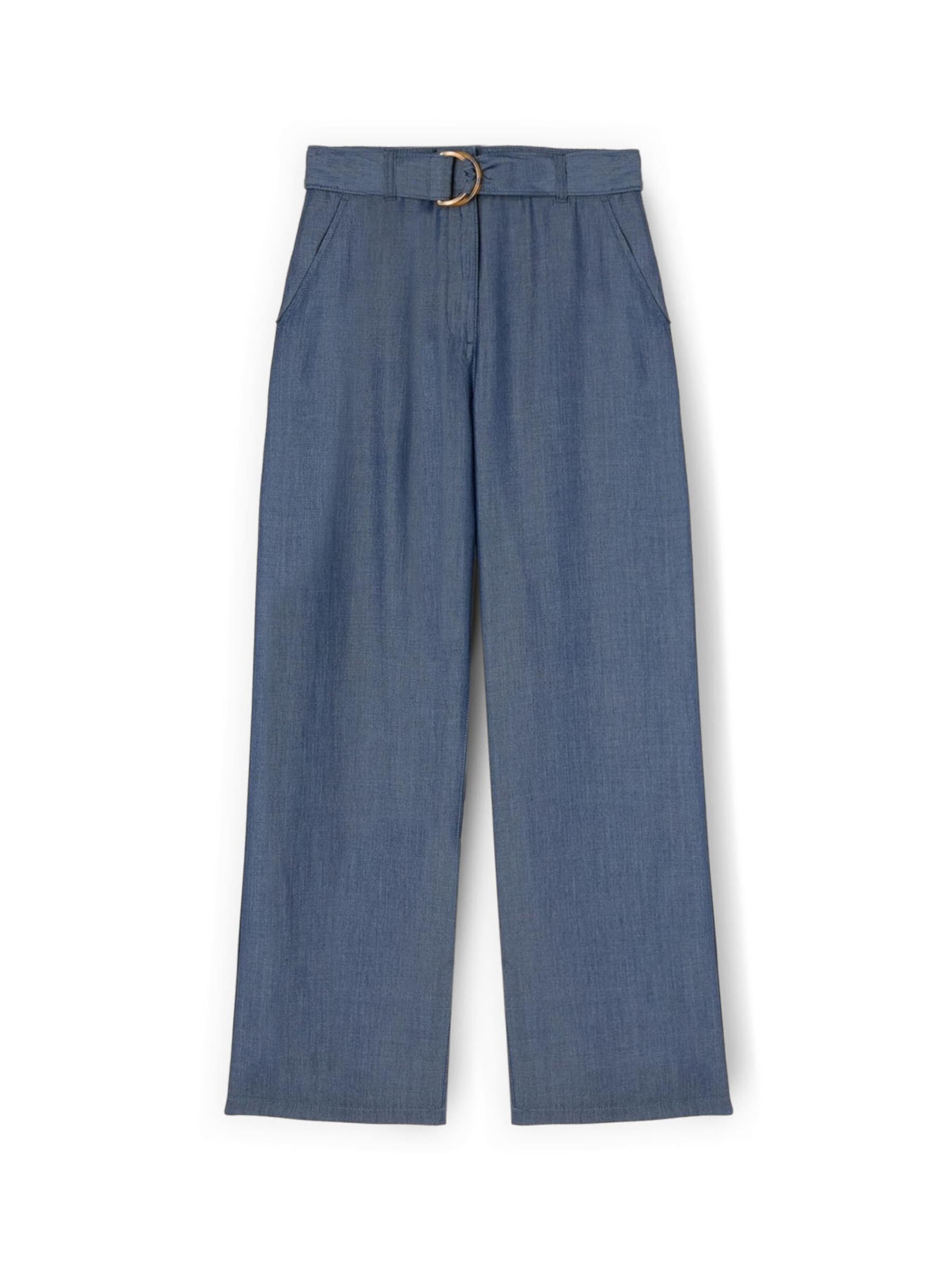 Wide Leg Jean MOTIVI en bleu : devant