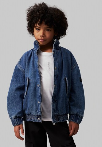 Calvin Klein Jeans Between-Season Jacket in Blue: front