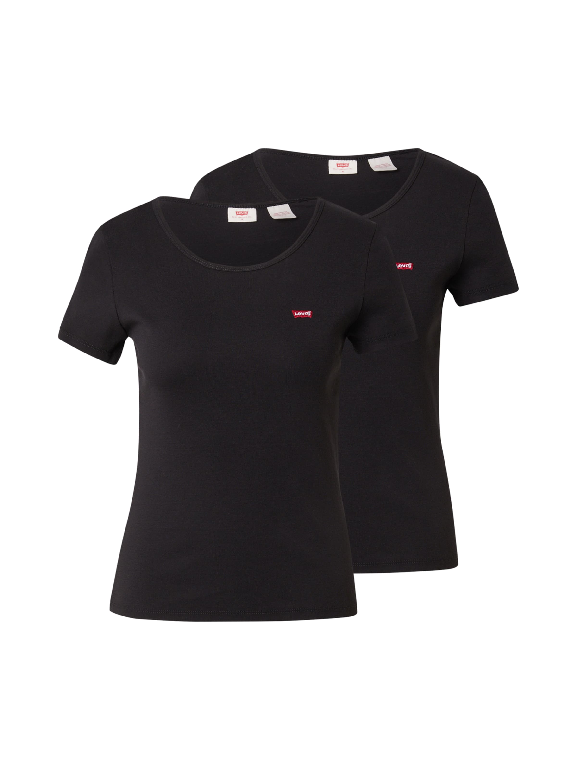 LEVI'S ® Тениска в черно: отпред