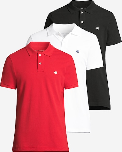 AÉROPOSTALE Poloshirt in navy / rot / weiß, Produktansicht