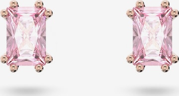 Swarovski - Brincos em rosa: frente
