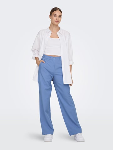 ONLY Wide Leg Hose 'Orleen' in Blau