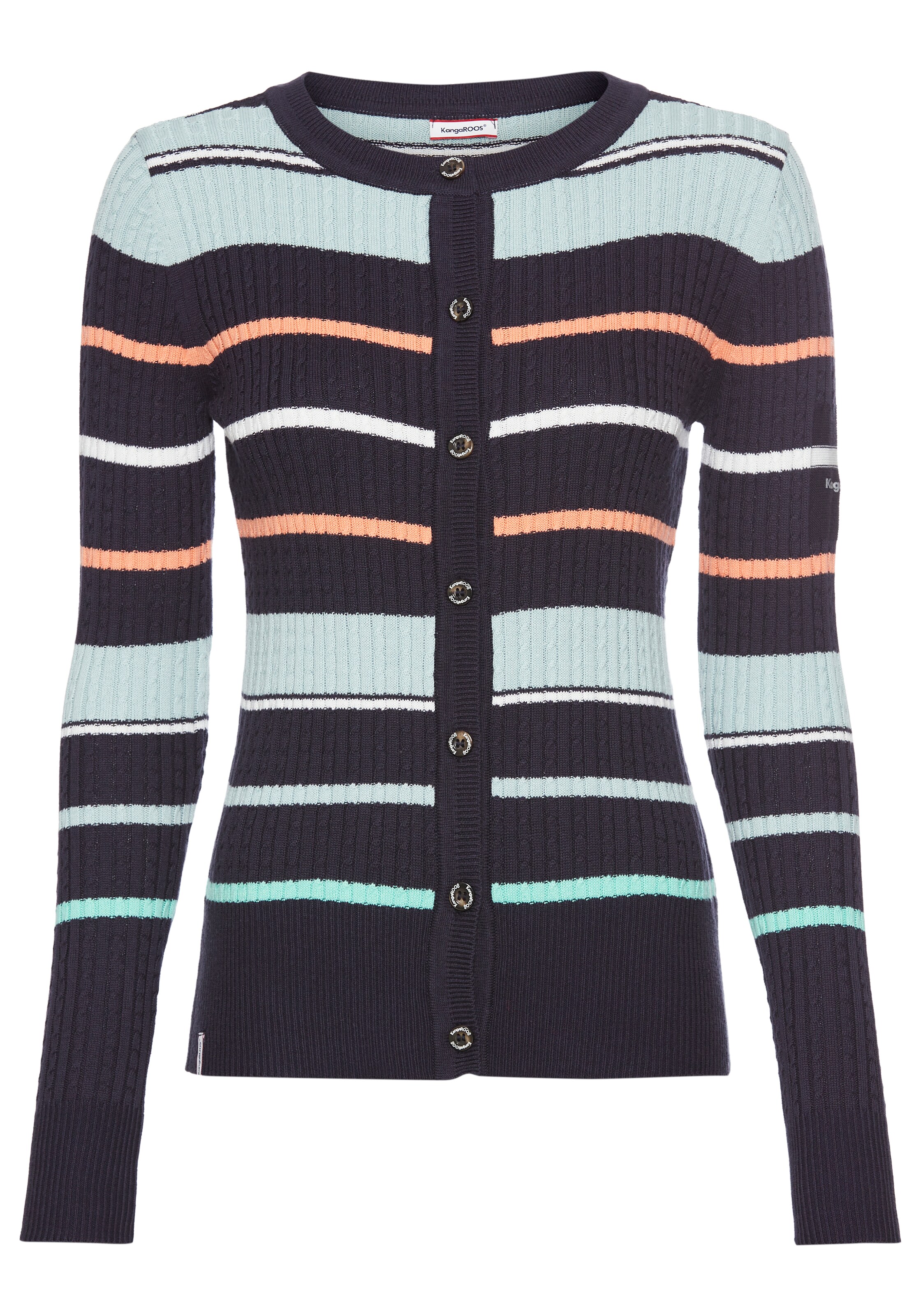 KangaROOS Strickjacke in Blau: Vorderseite