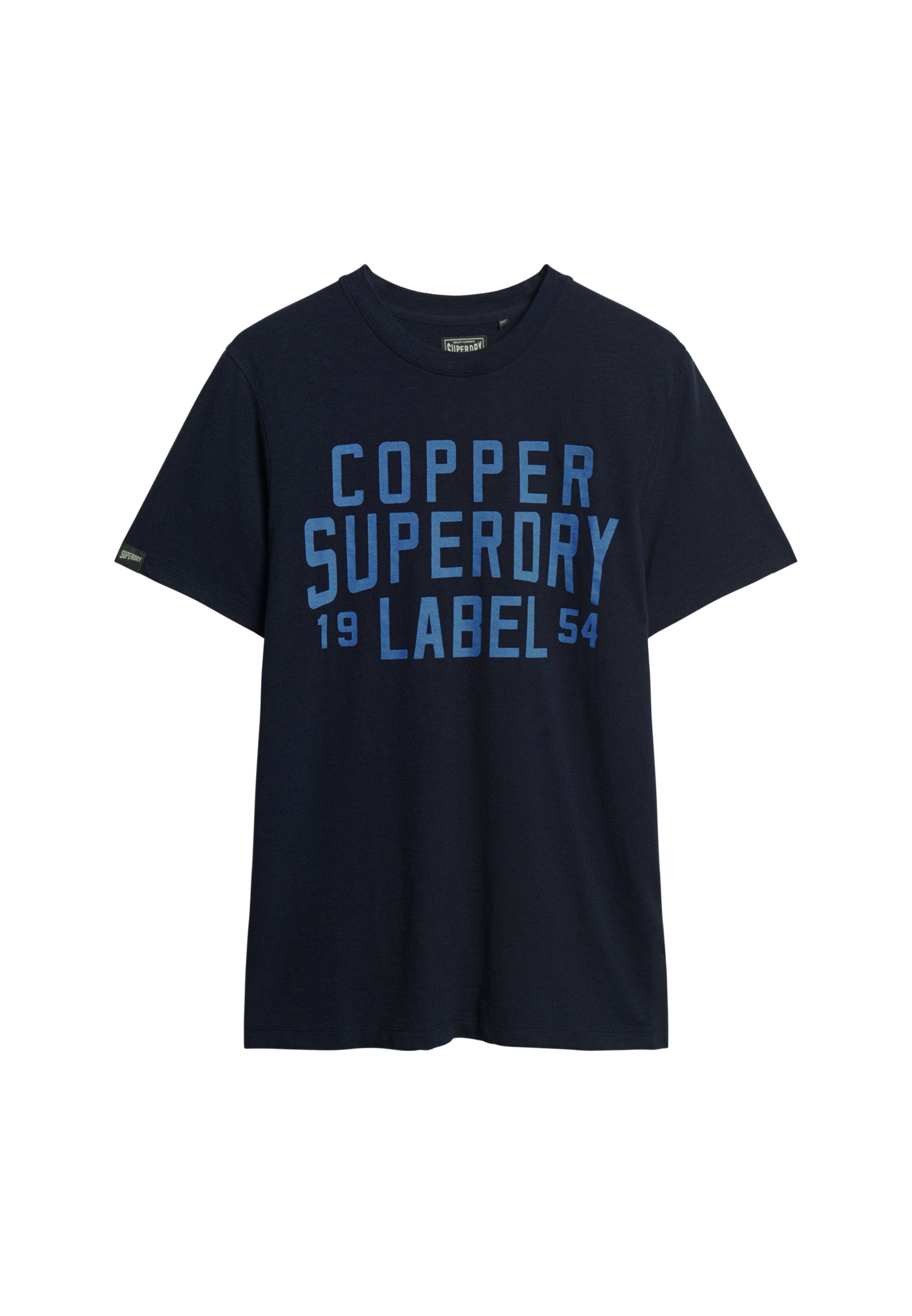 Tricou 'Copper' de la Superdry pe albastru: față