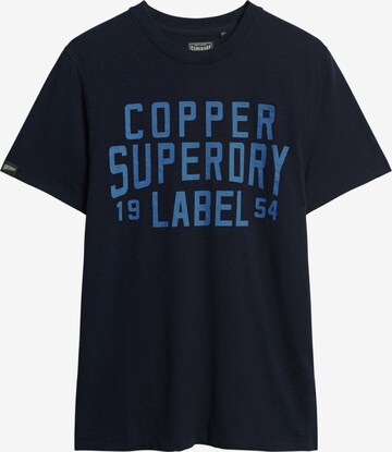 Superdry T-Shirt in Blau: predná strana