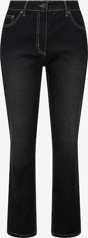 Angel of Style Slimfit Jeans in Zwart: voorkant