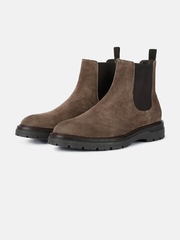 Boggi Milano Chelsea boots in Beige