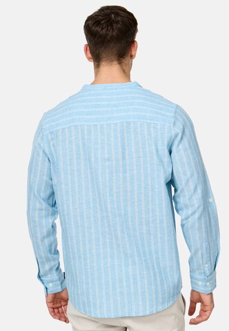 INDICODE JEANS Regular fit Overhemd ' Lif ' in Blauw