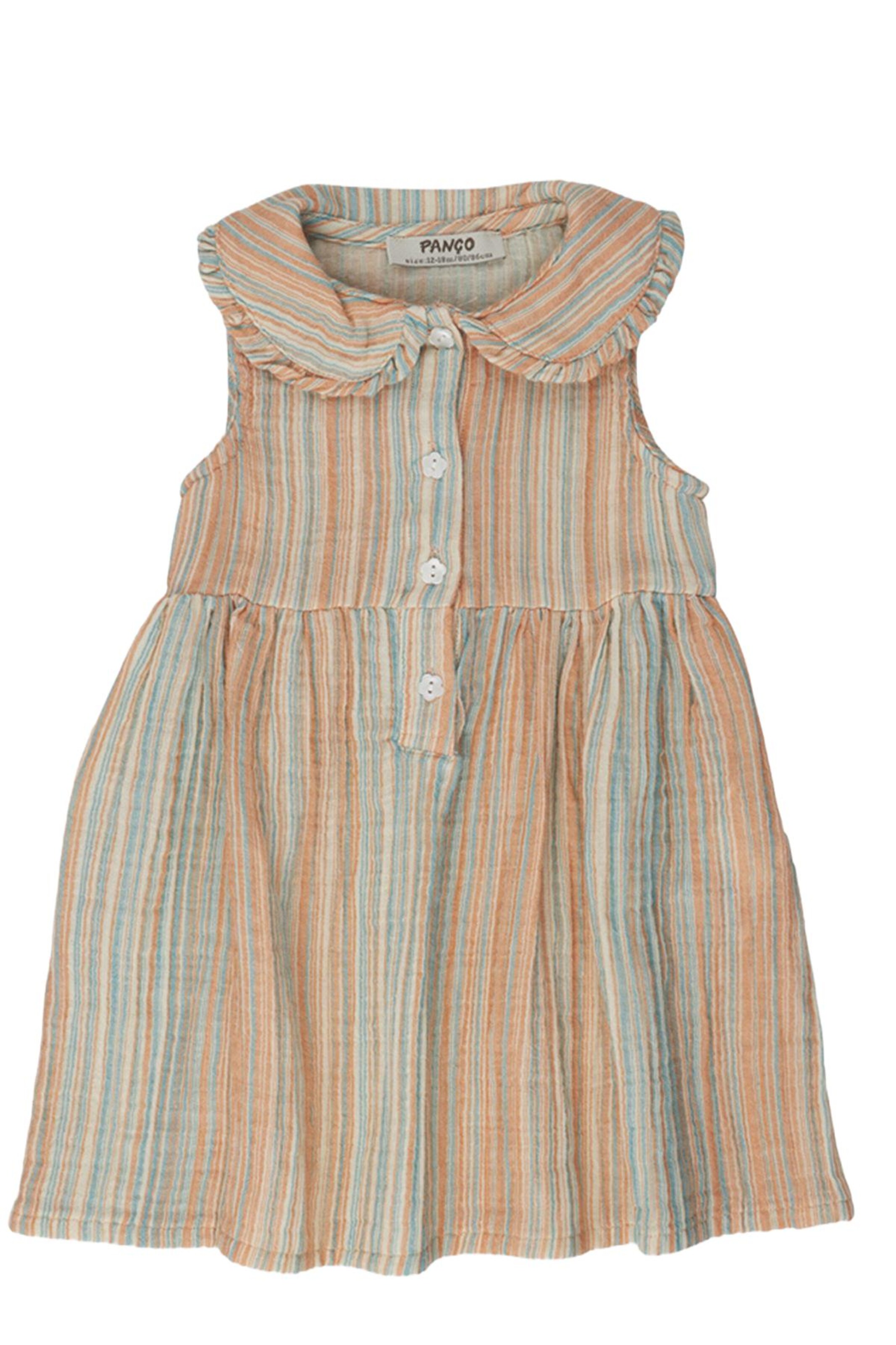 Panço Kleid in Orange: Vorderseite