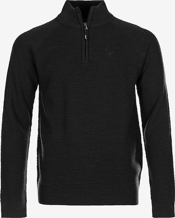 Whistler Athletic Sweater 'Santus' in Black: front