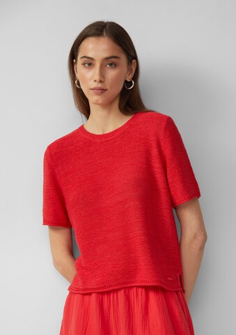 QS Sweater in Red: front