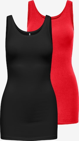 Top di ONLY in rosso: frontale