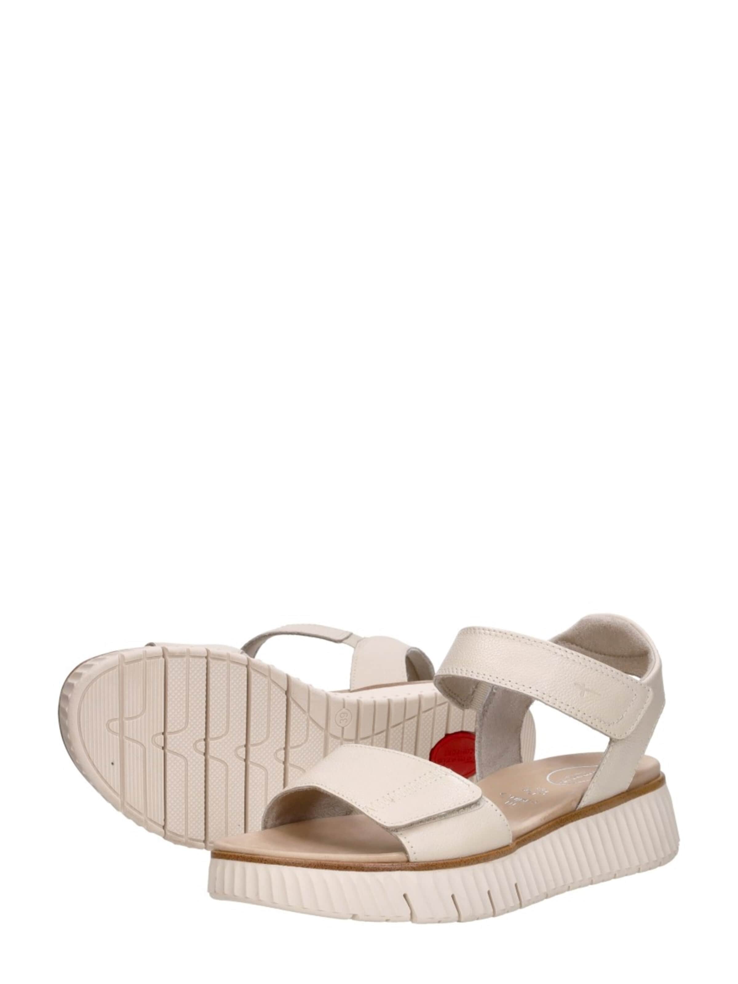 Sandales 'Sandalen Plat' Tamaris en blanc