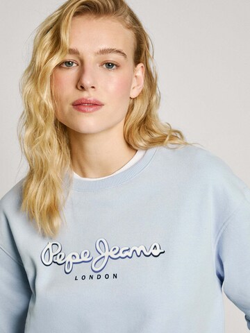 Pepe Jeans Sweatshirt 'Maddy' in Blauw