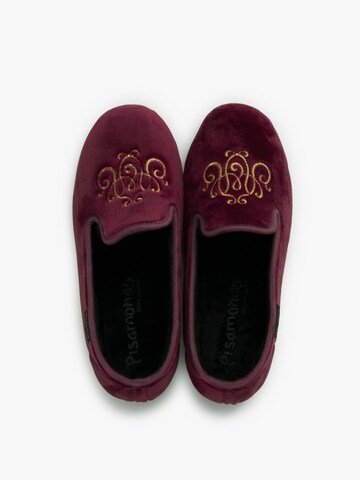 Pisamonas - Zapatillas de casa en rojo