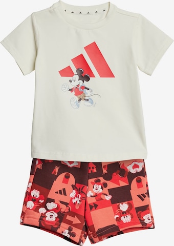 ADIDAS SPORTSWEAR Trainingspak 'Disney Mickey Mouse' in Rood: voorkant