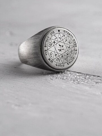 REYTEL Ring 'SEAL OF SOLOMON'‌‌‌‌‌‌ in Silber: Vorderseite