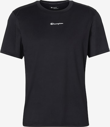 Champion - Camiseta funcional en negro: frente