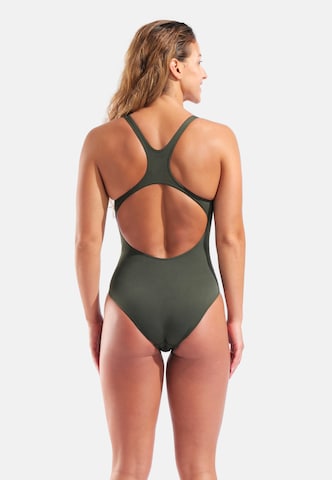 ARENA - Soutien Bustier Fato de banho desportivo 'TEAM PRO SOLID' em verde