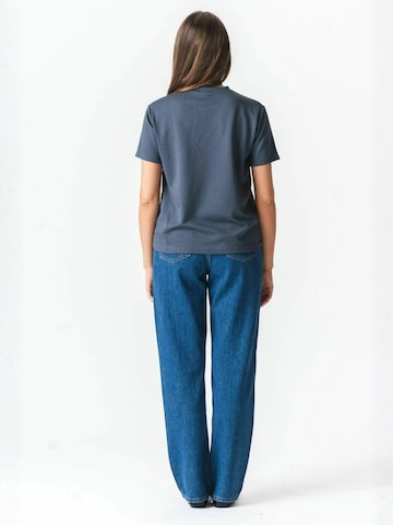 TEESHOPPEN Top ' Loose ' w kolorze szary