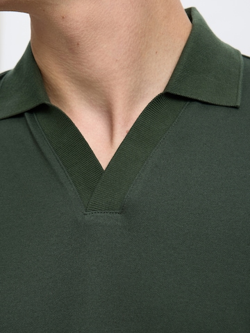 T-Shirt 'SLHFAVE' SELECTED en vert