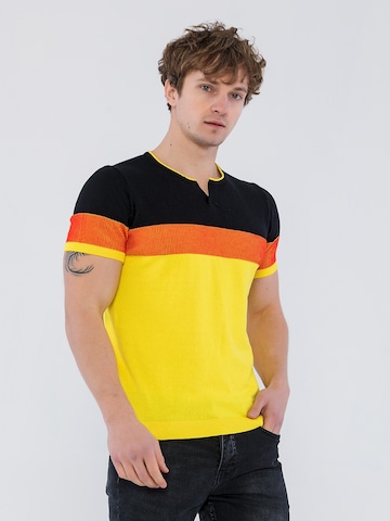 Felix Hardy T-shirt 'Jaydin' i gul