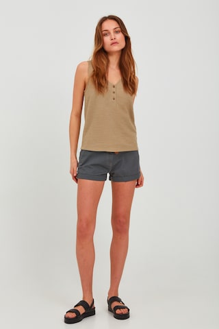 Oxmo Regular Chinoshorts 'Chanett' in Grau