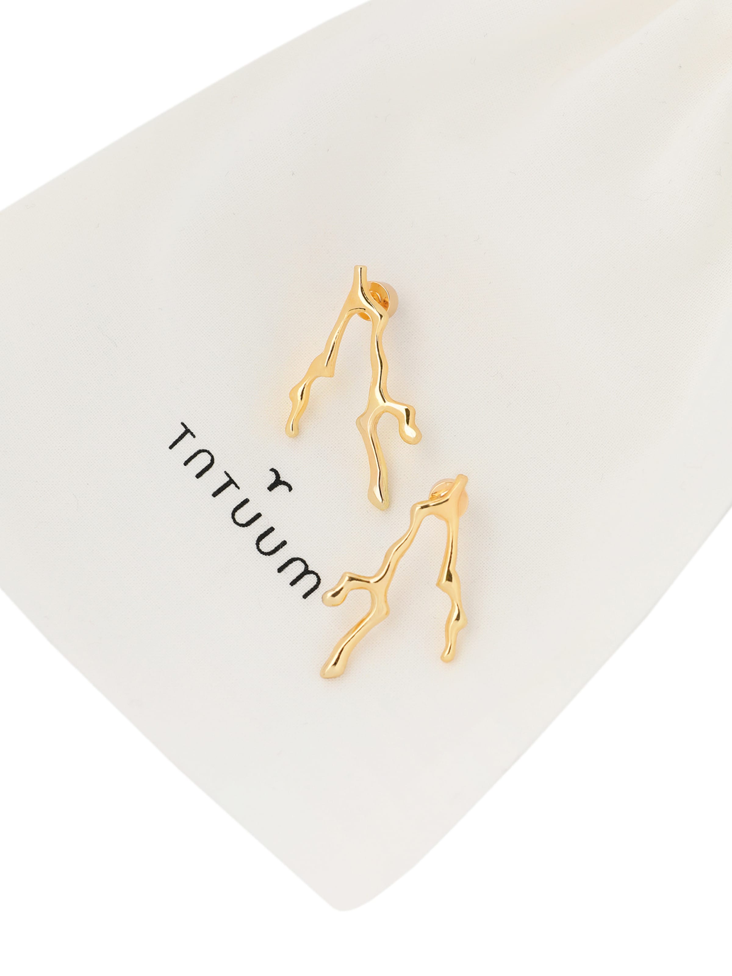 TATUUM - Pendientes 'Maru' en oro
