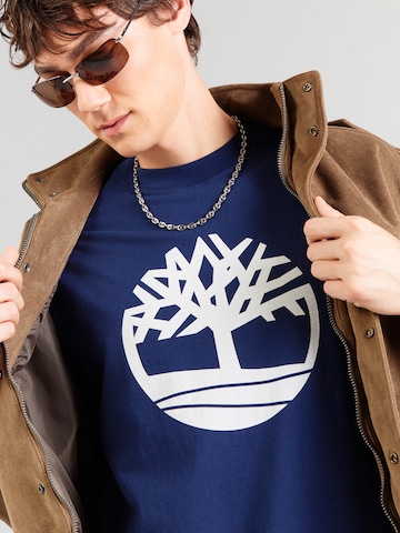 TIMBERLAND Shirt 'NORTHWOOD TREE' in Blauw