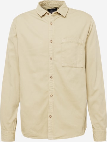 Cotton On Regular fit Button Up Shirt 'CAMDEN' in Green: front