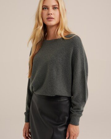Pull-over WE Fashion en gris : devant