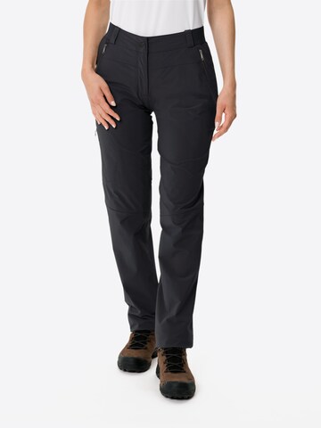 VAUDE Regular Outdoorbroek 'Farley P III' in Zwart: voorkant